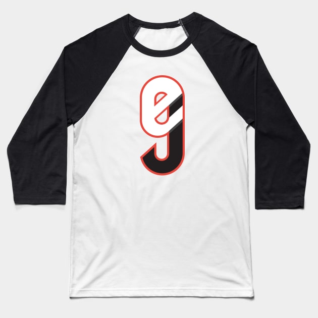 Joe 9 Baseball T-Shirt by Uri_the_Red